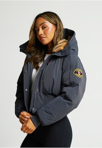 W OSSANI SPLIT HOOD CROP 