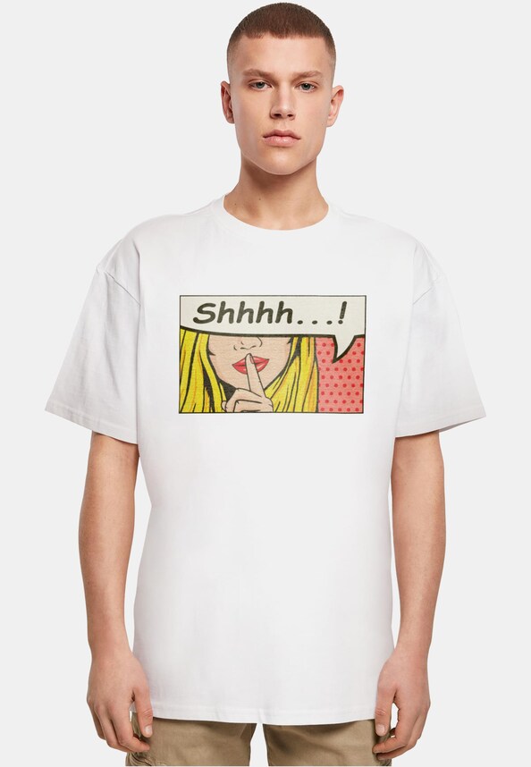 Silent Sign Comic Heavy Oversized Tee-0