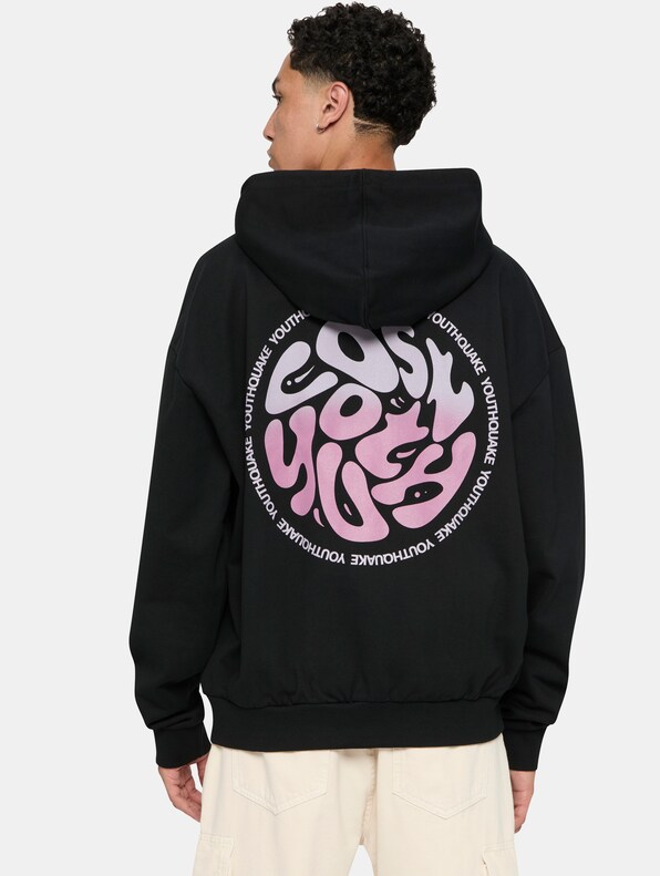 Lost Youth Circle Zip Hoodies-1