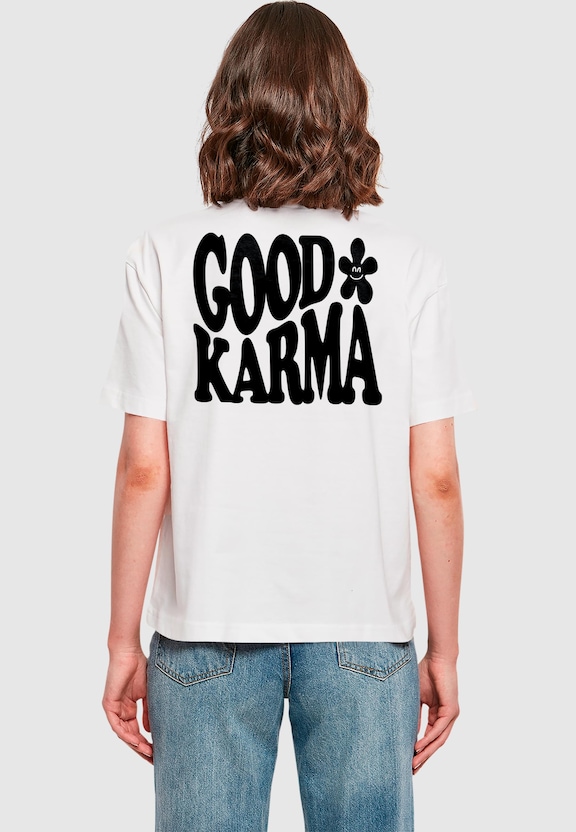 Good Karma Happy Flower Tee-1