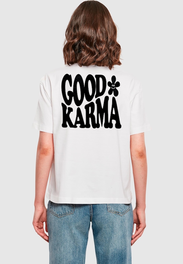 Good Karma Happy Flower Tee-1