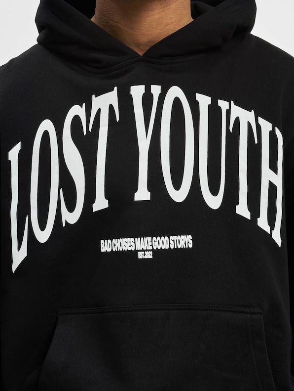 Lost Youth HOODIE CLASSIC V.1 black-3