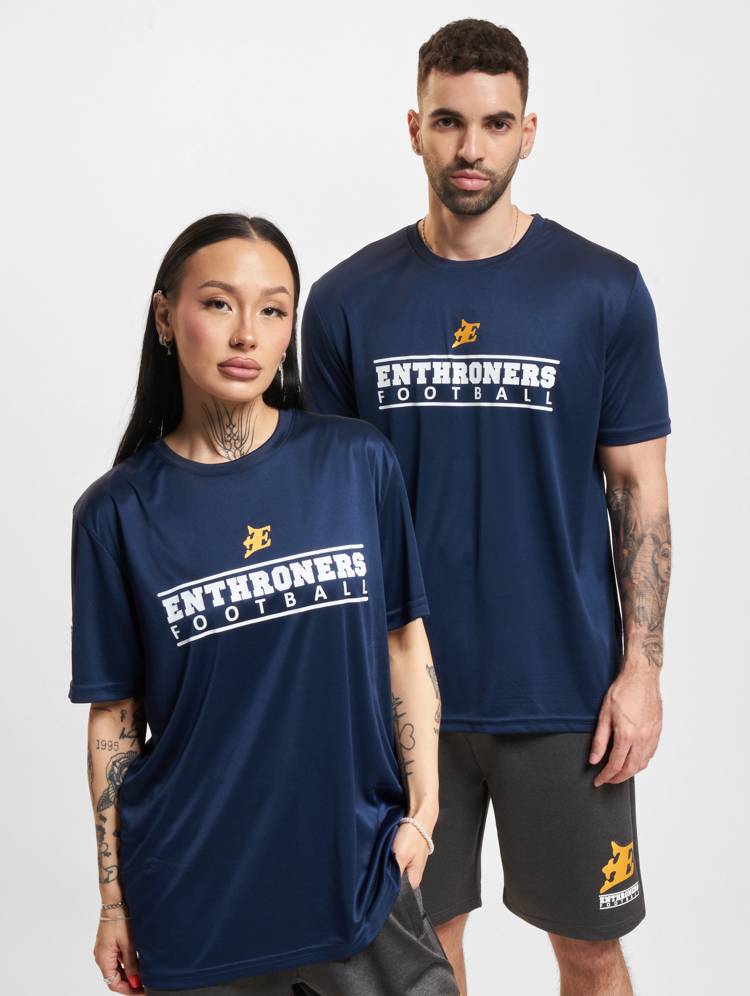 European League Of Football ELF Fehérvár Enthroners 5 T-Shirt Frauen,Männer,Unisex op kleur blauw, Maat S