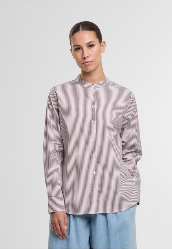 BLOUSE CST FINESTRIPE-0