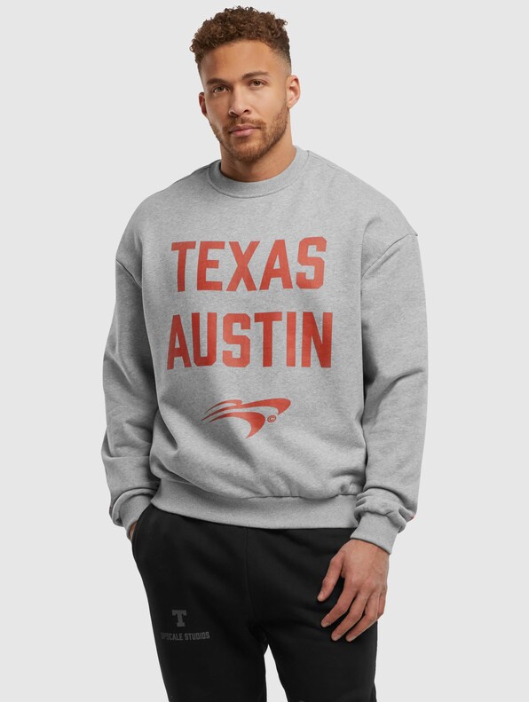 Mister Tee Upscale Texas Longhorns Austin Oversize Crewneck-0