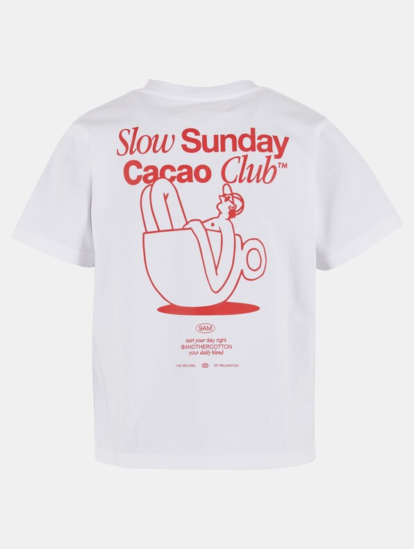 Another Cotton Lab Slow Sunday Cacao Club Kids T-Shirts-1