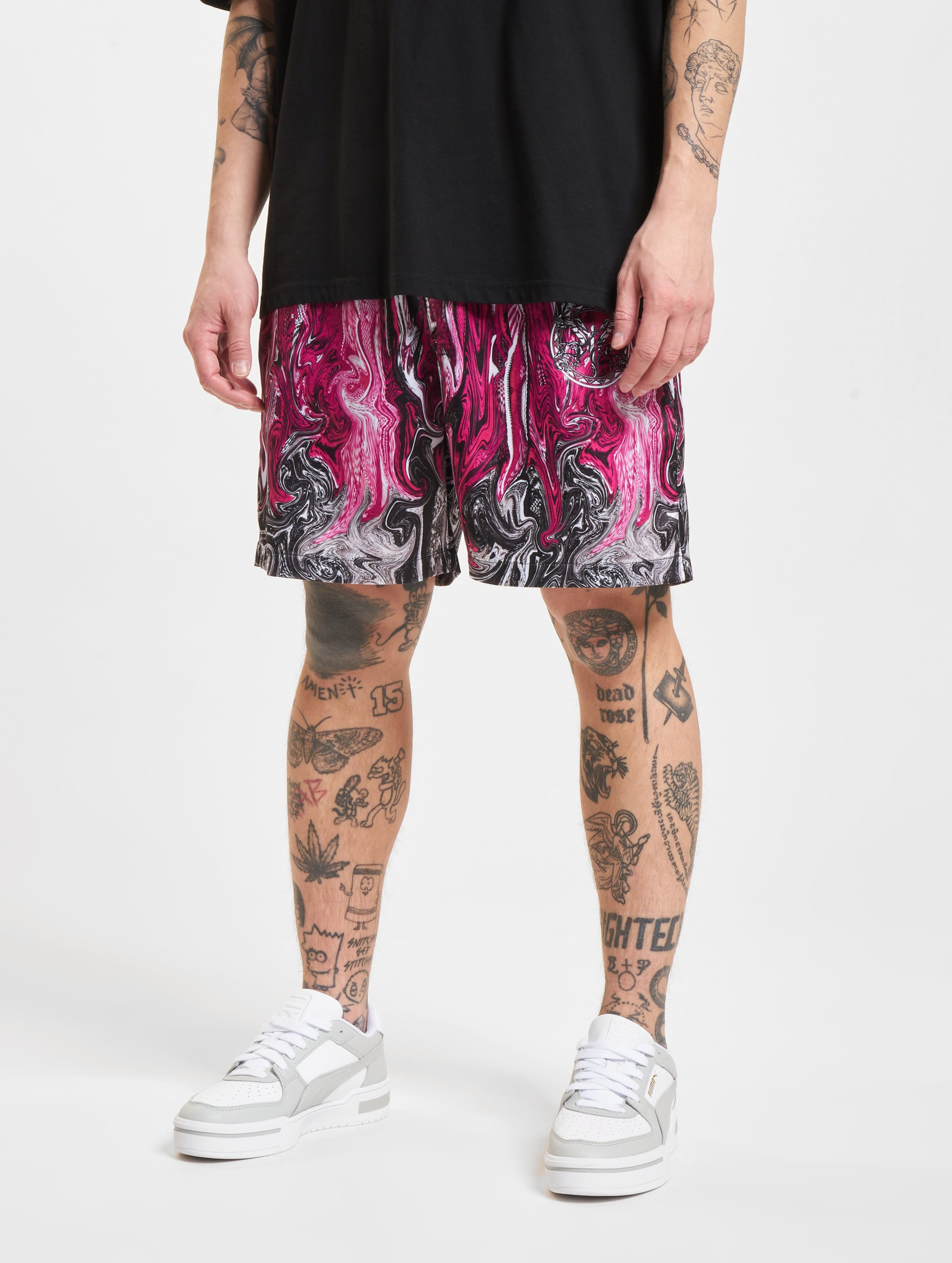 Carlo Colucci Shorts Mannen op kleur roze, Maat XL