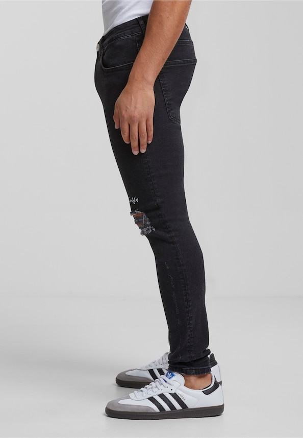 2Y Skinny Fit Destroyed Jeans-2