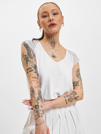 Petra Jersey Short Sleeve Lace Mix 