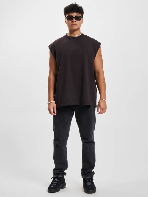 2Y Basic Oversize Sleeveless Shirt-4