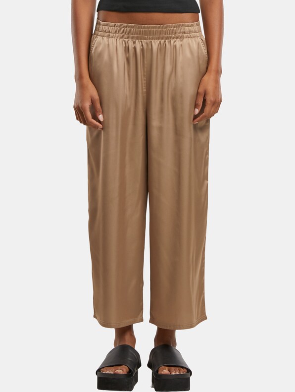 Ladies Satin Wide Leg -2