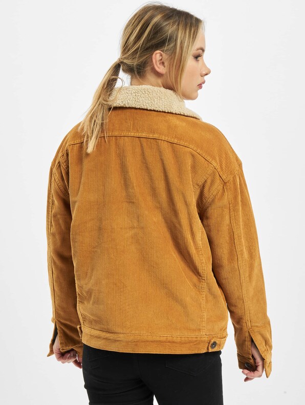 Ladies Oversize Sherpa Corduroy-1