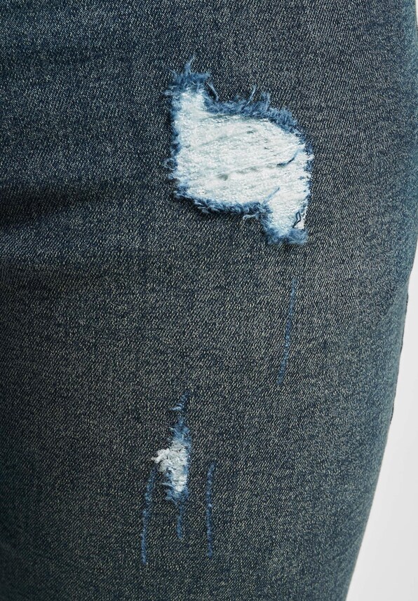 Denim Project Dpsync Denim Shorts Vintage Blue-4