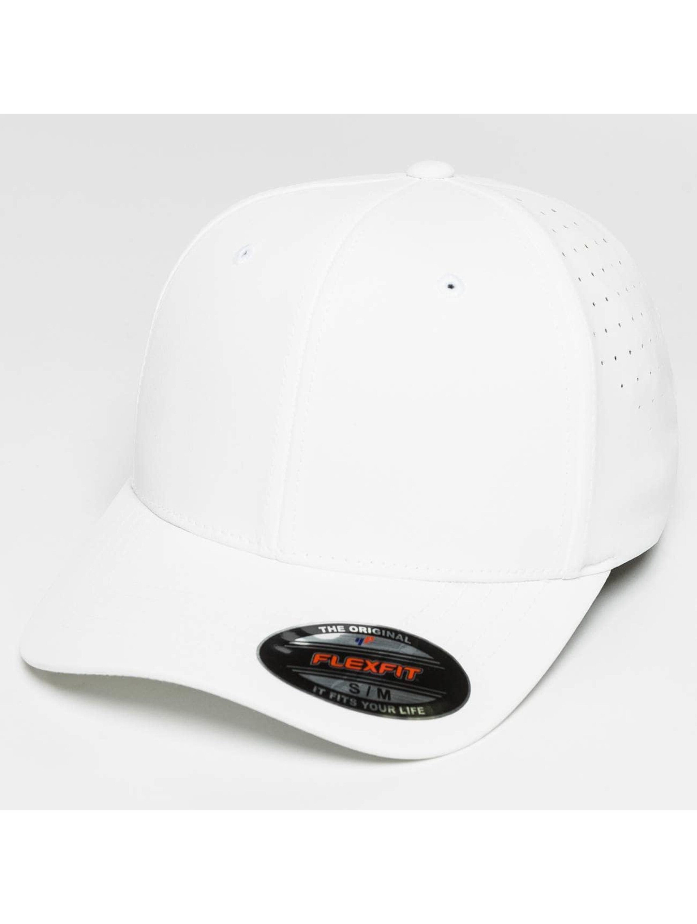 Flexfit Perforated Cap Vrouwen op kleur wit, Maat SM