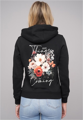 Ladies Good Things Coming Black Hoody