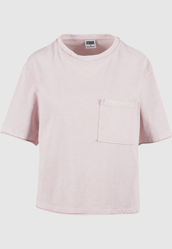 Ladies Washed Jersey Boxy -4