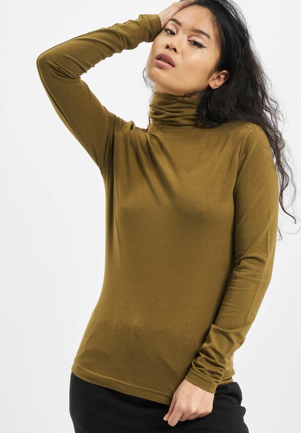 Ladies Basic Turtleneck LS -4