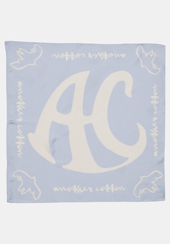 AC Lettering Silk Scarf-1