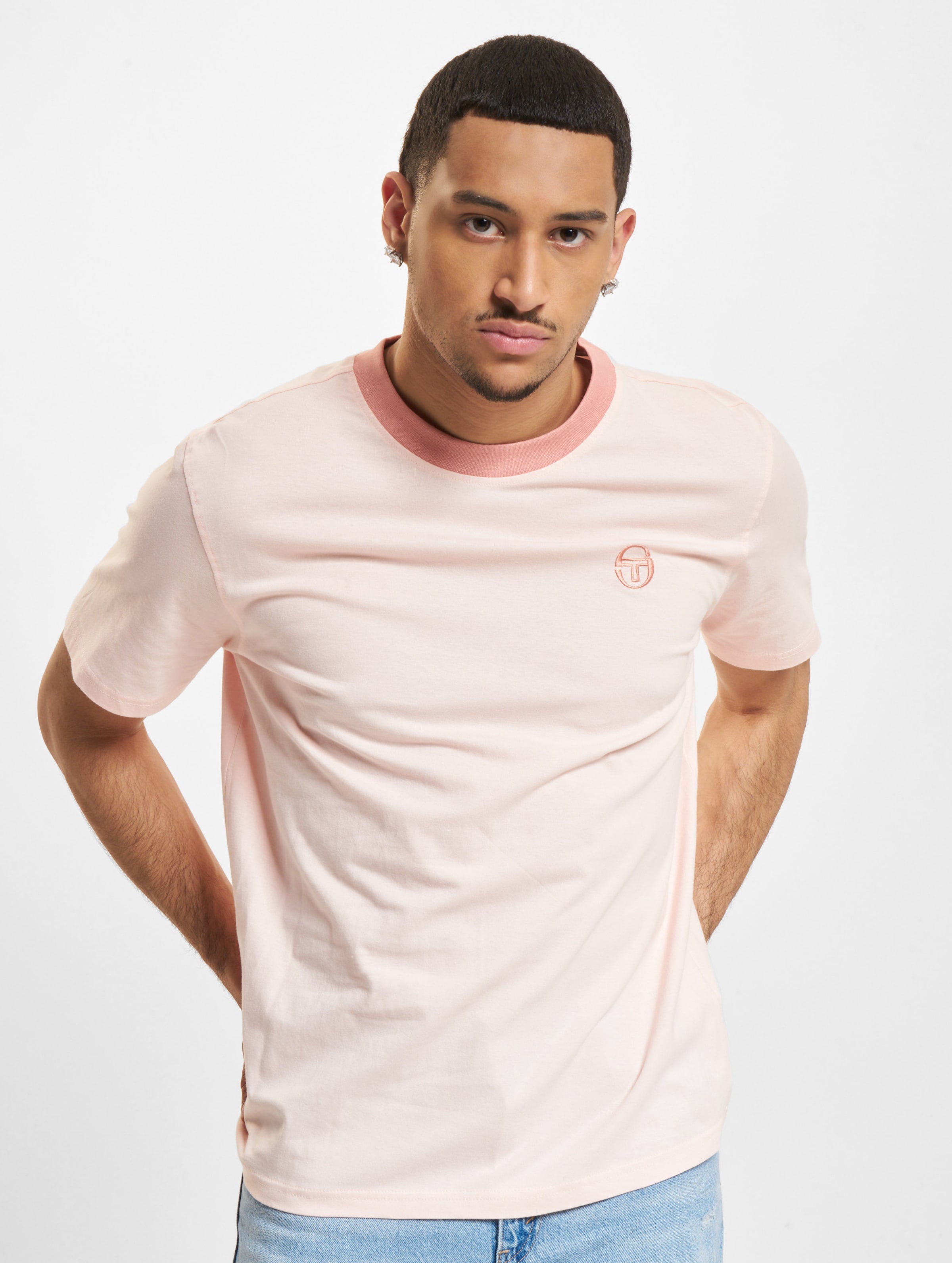 Sergio Tacchini Terme T-Shirt Männer,Unisex op kleur roze, Maat XL