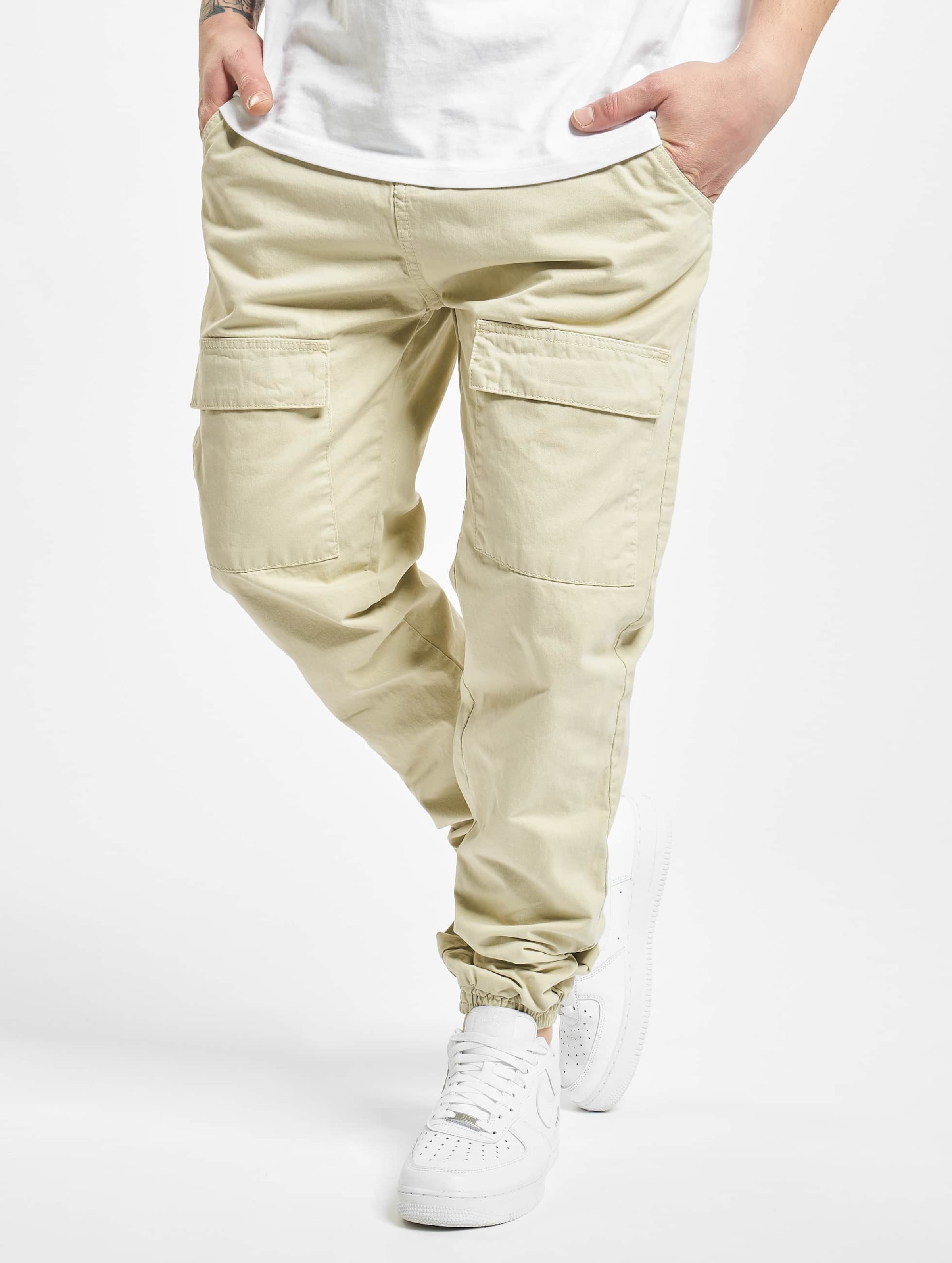 Urban Classics Front Pocket Cargo Jogging Pants Männer,Unisex op kleur beige, Maat XXL