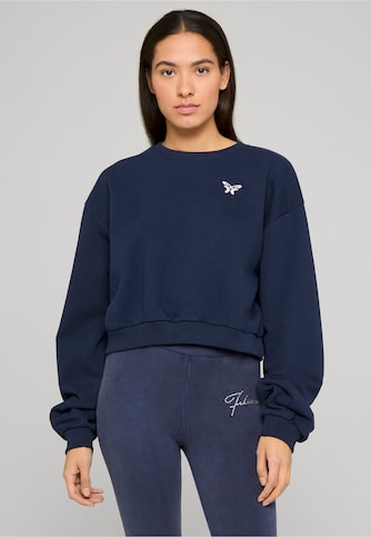 Cropped Terry Crewneck