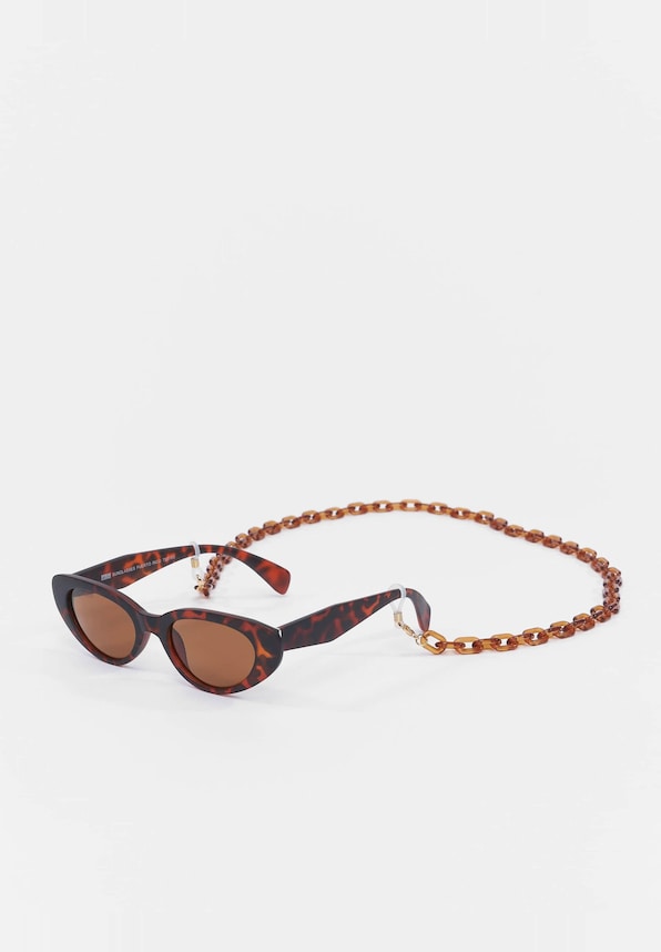 Urban Classics Puerto Rico Sunglasses With Chain-1