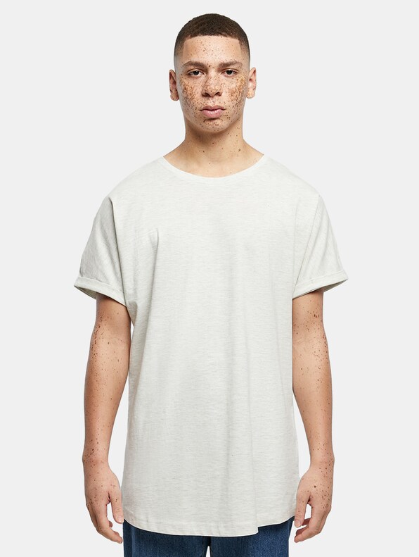 Long Shaped Turnup Tee-0