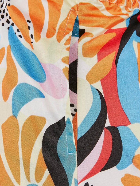 Ladies Aop Satin Midi-5