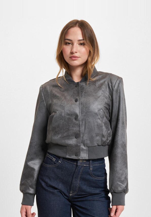 Paris Faux Suede Bomber-2