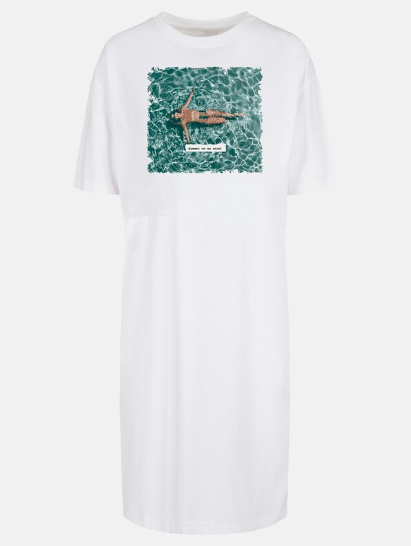 Ladies Summer - On My Mind Oversized Slit Dress-4