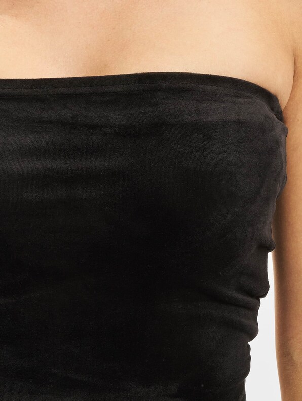 Ladies Short Velvet Tube-3