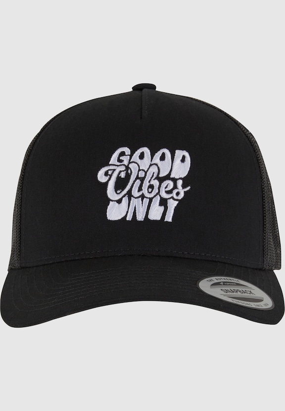 Good Vibes Only  5-Panel Retro Trucker Cap-2