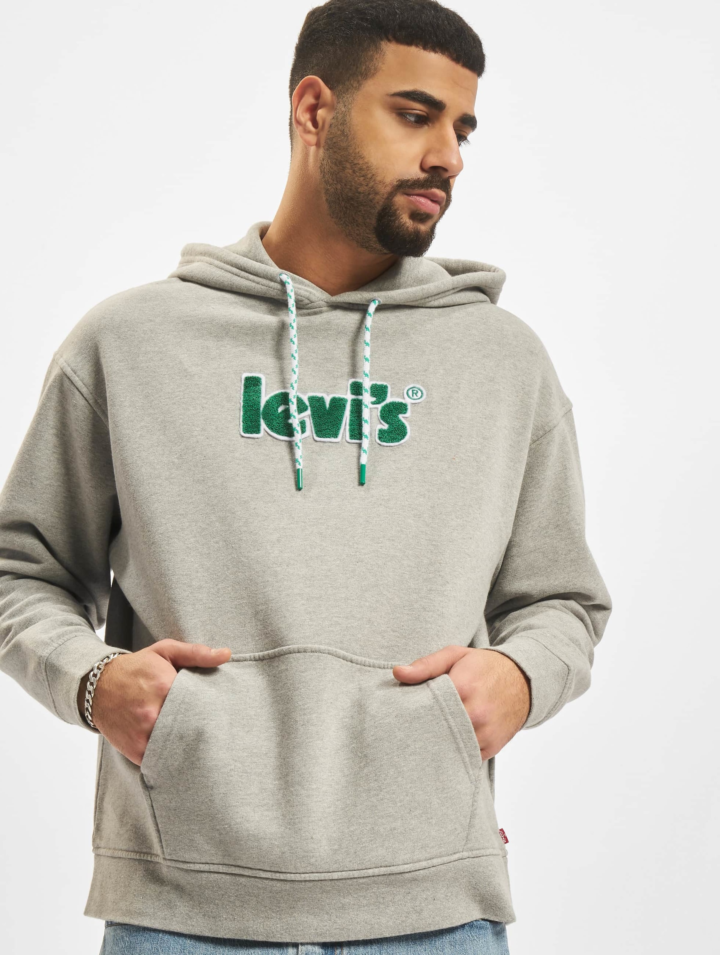 Levi's Levi's® Relaxed Graphic Hoodie Mannen op kleur grijs, Maat M