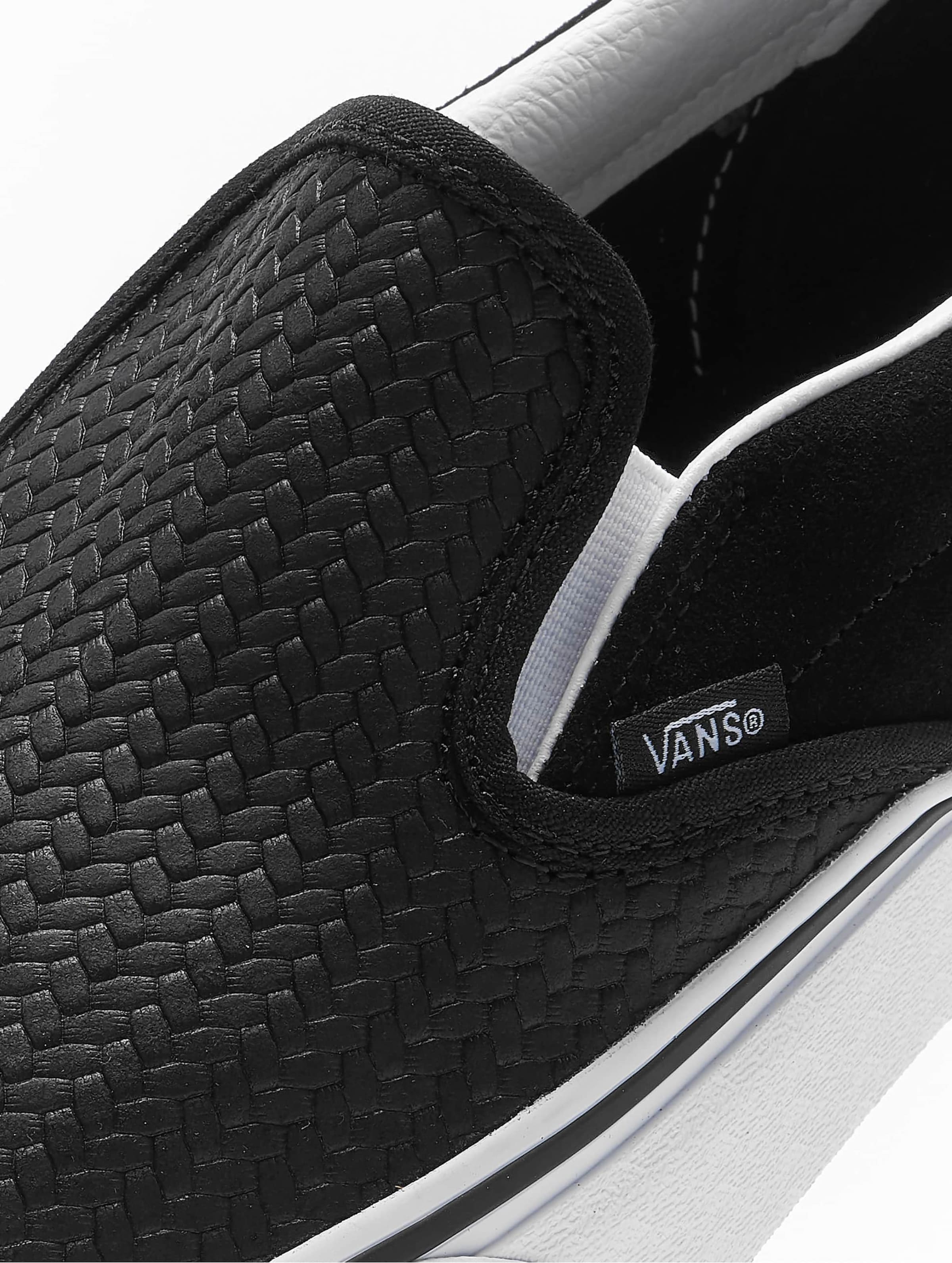 Vans black platform slip on sale ons