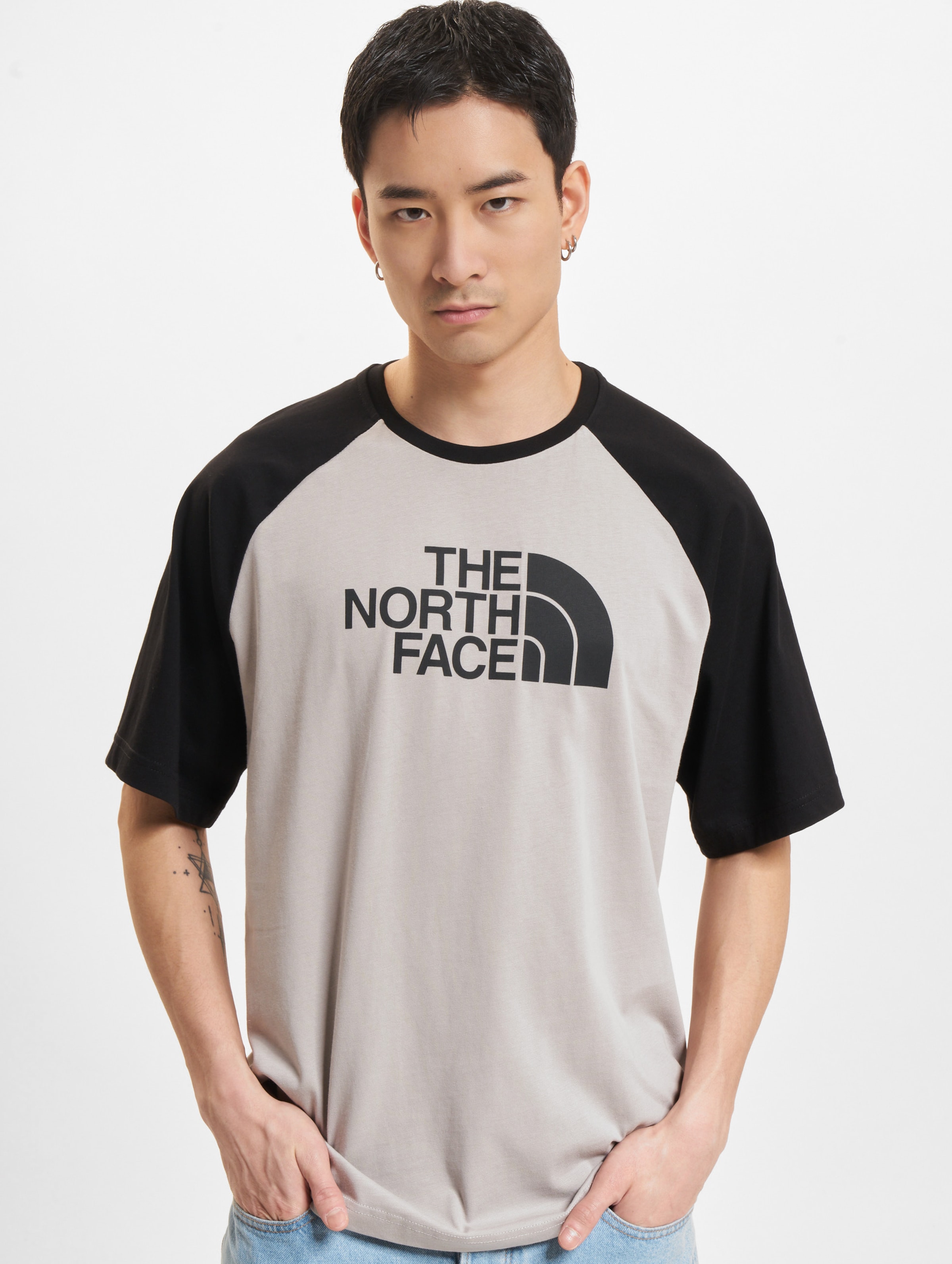 The North Face Raglan Easy T-Shirts Mannen op kleur grijs, Maat S
