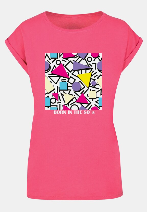 Ladies Geometric Retro Extended Shoulder -2
