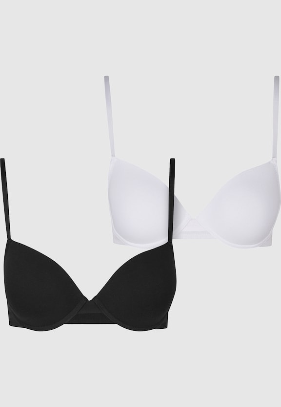 Ladies Basic Cotton Bra 2-Pack-9