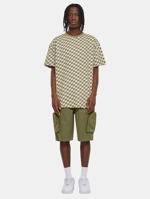 Urban Classics Oversized Check T-Shirts-2