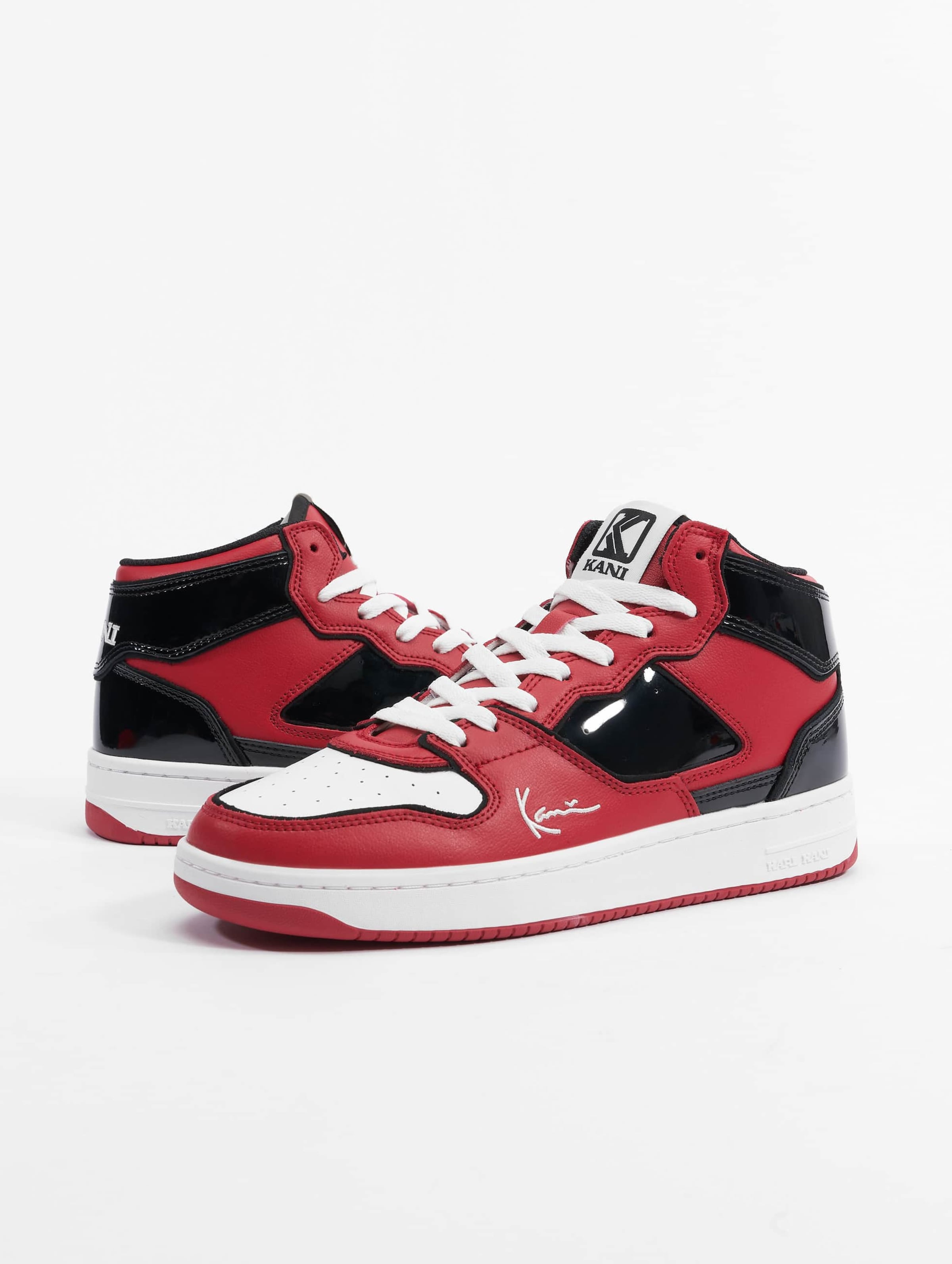 Karl Kani 89 High PRM Sneakers op kleur rood, Maat 42