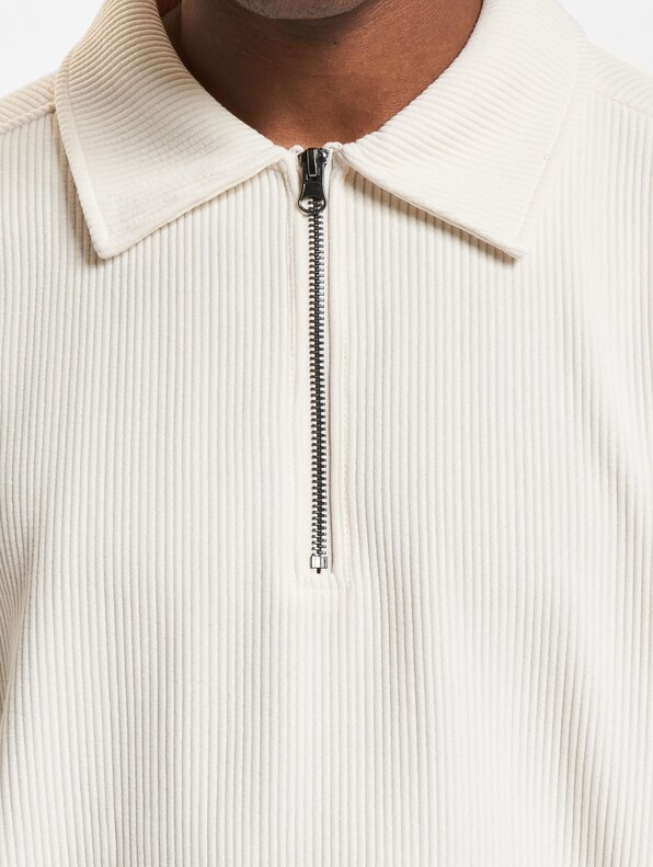 Rick Plisse Sweat Zip Split Polo-3