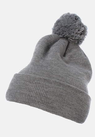 Cuffed Pom Pom Knit Beanie