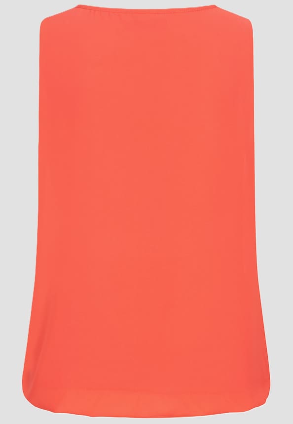 Cloud5ive Damen Chiffon Top mit Schlüsselloch-Kragen und Deko-Schnalle-5