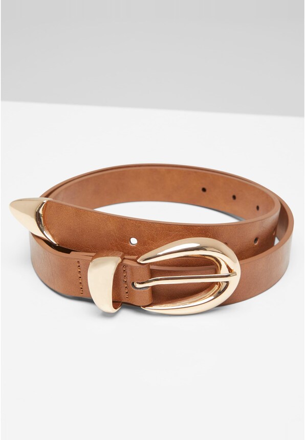 Chunky Buckle Loop Synthetic Leather-0