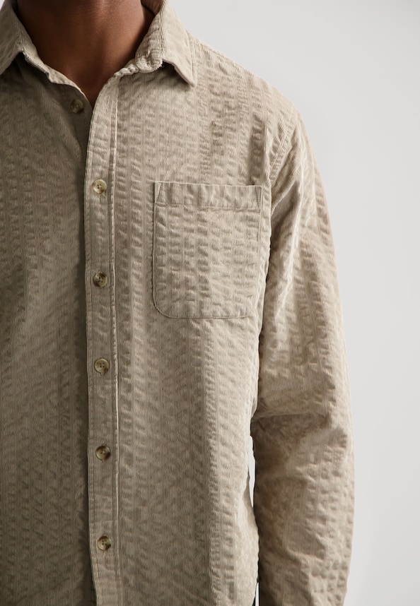Patric Shirt Seersucker Ribcord-3