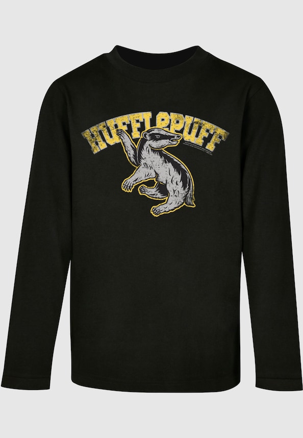 Kids Harry Potter - Hufflepuff Sport Emblem Longsleeve-0