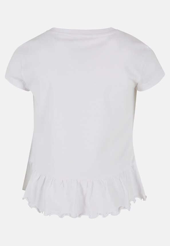 Girls Organic Volant Tee-1