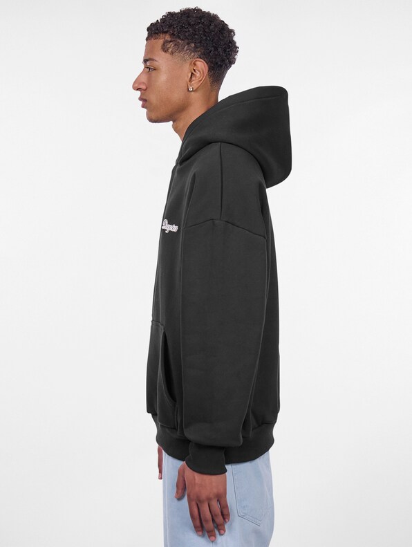 Dropsize Heavy Oversize Script Logo Hoodies-2