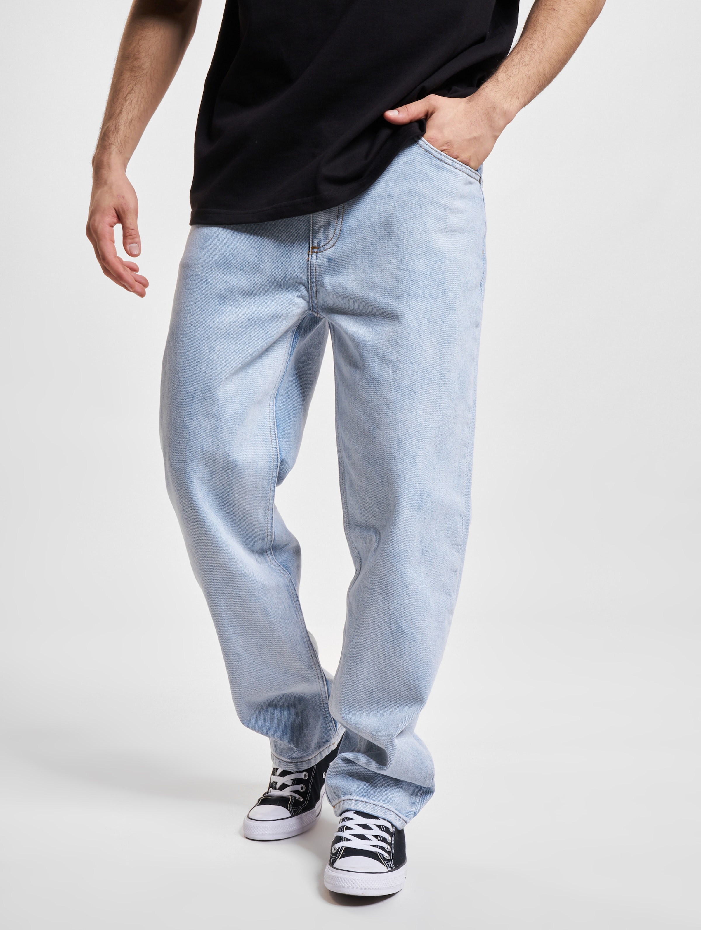 PEGADOR Pegador Tibo Baggy Jeans Männer,Unisex op kleur blauw, Maat W33