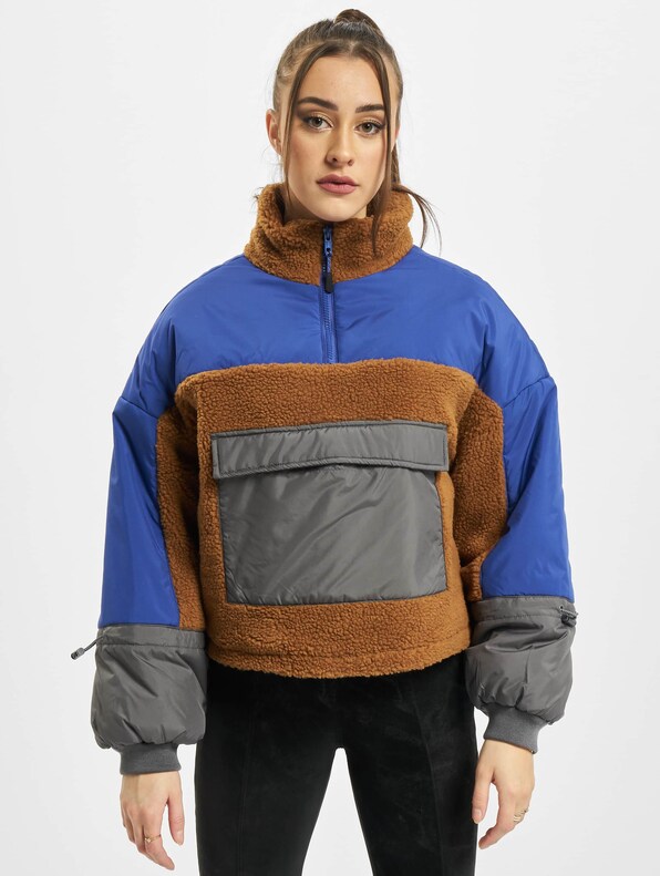 Ladies Sherpa 3-Tone Pull Over-2