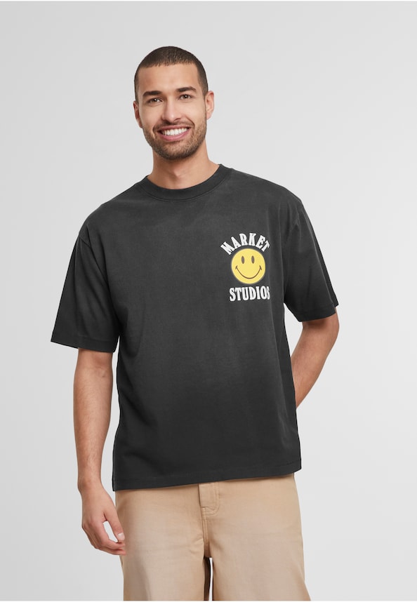 SMILEY LOCKUP T-SHIRT-0